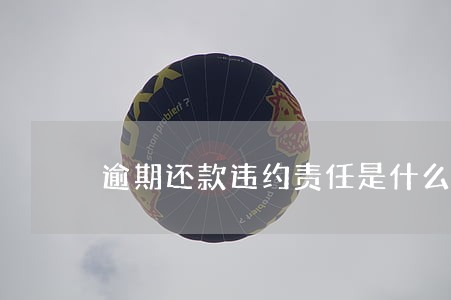 逾期还款违约责任是什么 逾期还款违约责任是什么