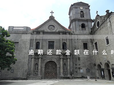 逾期还款金额在什么时间可以查 逾期还款金额在什么时间可以查