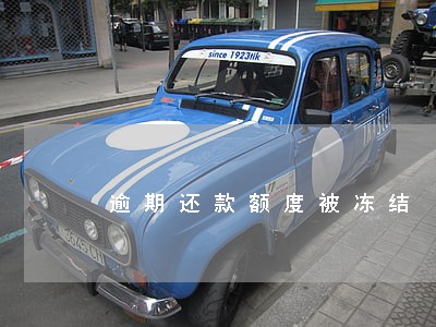 逾期还款额度被冻结 逾期还款额度被冻结