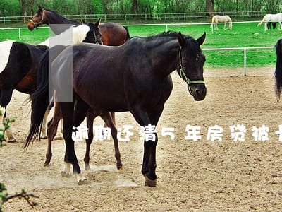 逾期还清5年房贷被卡 逾期还清5年房贷被卡