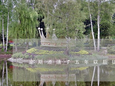 逾期还清了五年以后征信图片 逾期还清了五年以后征信图片