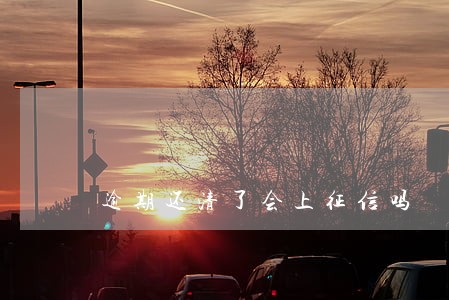 逾期还清了会上征信吗 逾期还清了会上征信吗
