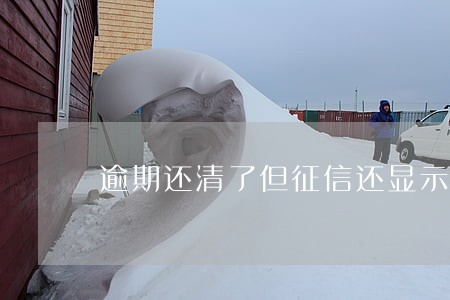 逾期还清了但征信还显示逾期 逾期还清了但征信还显示逾期