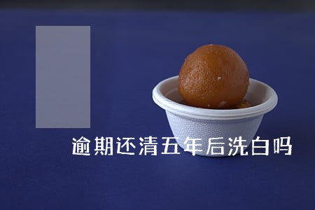 逾期还清五年后洗白吗 逾期还清五年后洗白吗