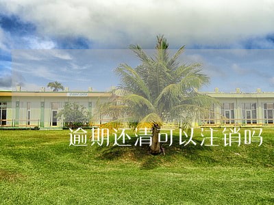 逾期还清可以注销吗 逾期还清可以注销吗