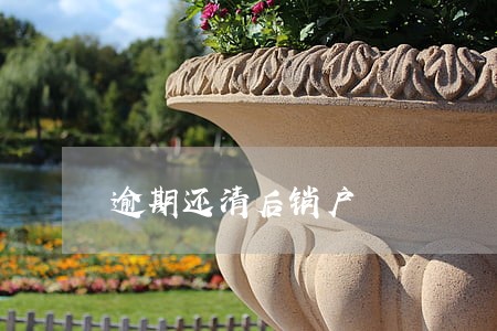 逾期还清后销户 逾期还清后销户