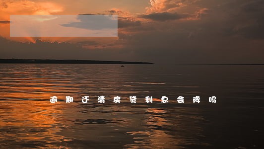 逾期还清房贷利息会降吗 逾期还清房贷利息会降吗