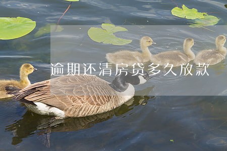 逾期还清房贷多久放款 逾期还清房贷多久放款