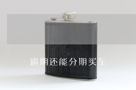 逾期还能分期买车 逾期还能分期买车
