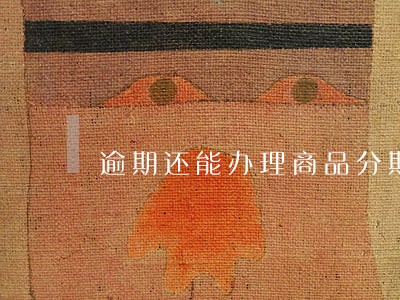 逾期还能办理商品分期吗 逾期还能办理商品分期吗