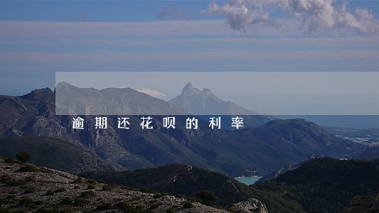 逾期还花呗的利率