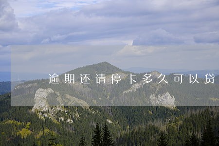 逾期还请停卡多久可以贷款 逾期还请停卡多久可以贷款
