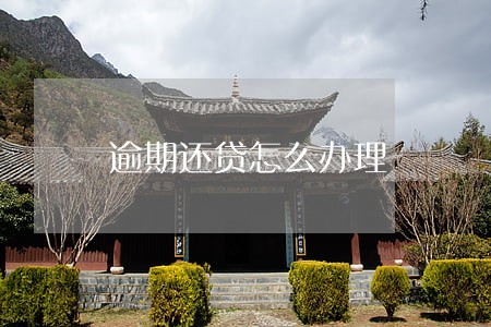 逾期还贷怎么办理 逾期还贷怎么办理