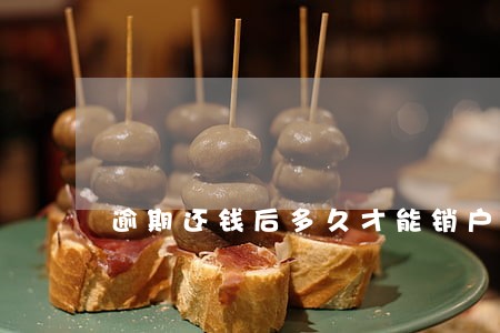 逾期还钱后多久才能销户