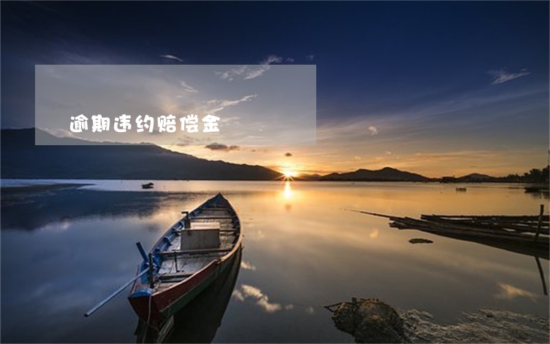 逾期违约赔偿金 逾期违约赔偿金