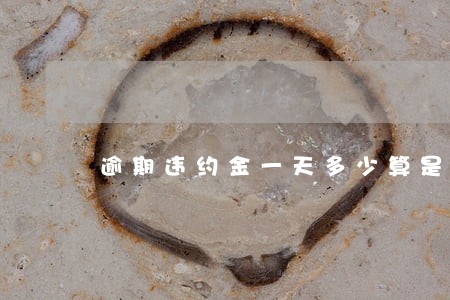 逾期违约金一天多少算是高利贷 逾期违约金一天多少算是高利贷
