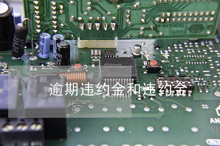 逾期违约金和违约金