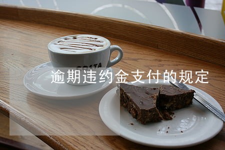 逾期违约金支付的规定