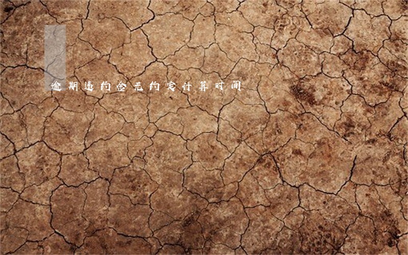 逾期违约金无约定计算时间 逾期违约金无约定计算时间