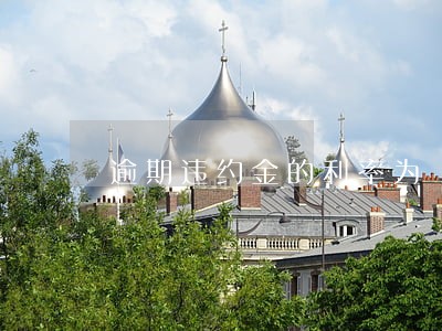 逾期违约金的利率为 逾期违约金的利率为
