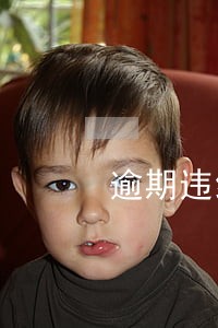 逾期违约金算不算一般债务利息 逾期违约金算不算一般债务利息