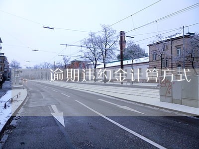 逾期违约金计算方式 逾期违约金计算方式