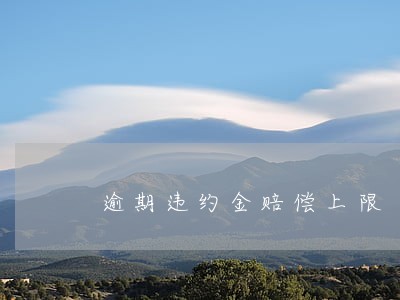 逾期违约金赔偿上限
