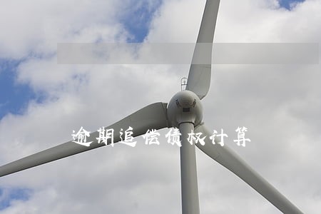 逾期追偿债权计算