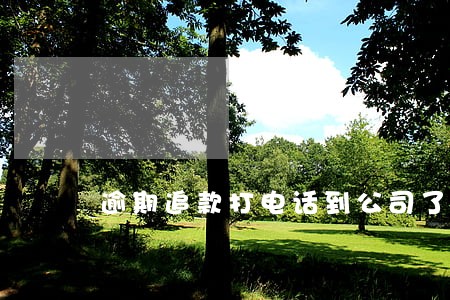 逾期追款打电话到公司了 逾期追款打电话到公司了