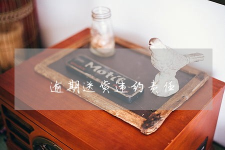 逾期送货违约责任 逾期送货违约责任