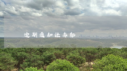 逾期通知法务部 逾期通知法务部