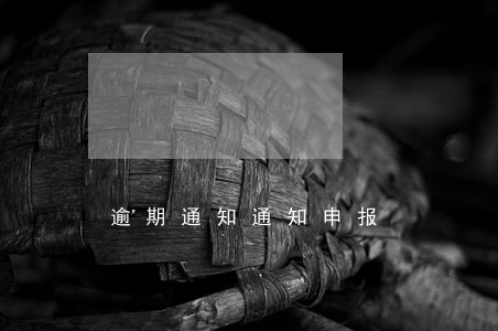 逾期通知通知申报 逾期通知通知申报