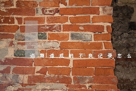 逾期造成的不良记录怎么消除 逾期造成的不良记录怎么消除