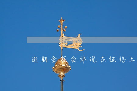 逾期金额会体现在征信上吗 逾期金额会体现在征信上吗