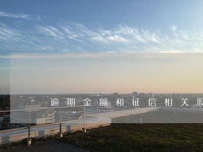 逾期金额和征信相关股票 逾期金额和征信相关股票