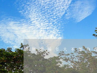 逾期金额多大不能办理车贷 逾期金额多大不能办理车贷
