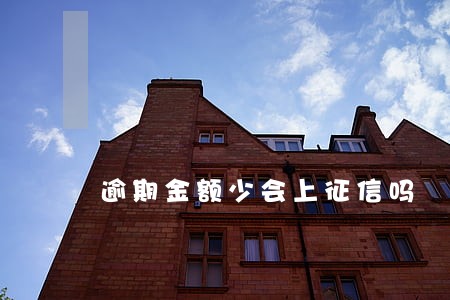 逾期金额少会上征信吗 逾期金额少会上征信吗