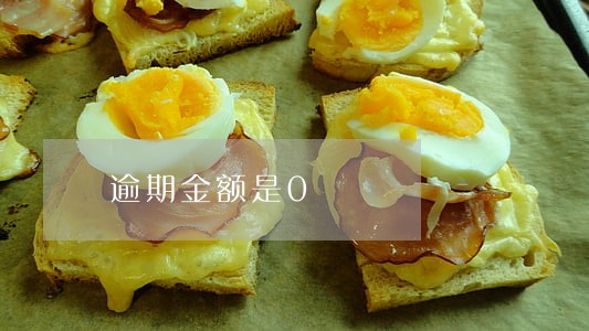 逾期金额是0 逾期金额是0