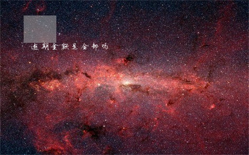 逾期金额是全部吗 逾期金额是全部吗