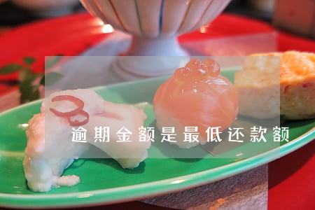 逾期金额是最低还款额 逾期金额是最低还款额