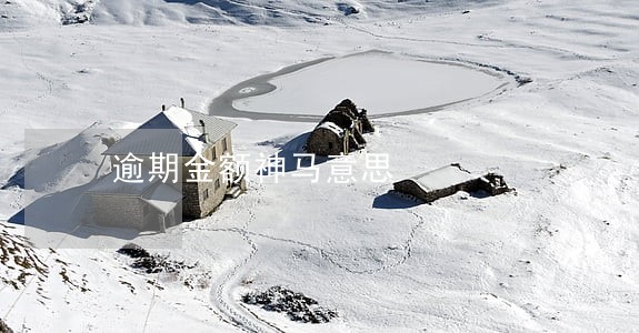 逾期金额神马意思 逾期金额神马意思