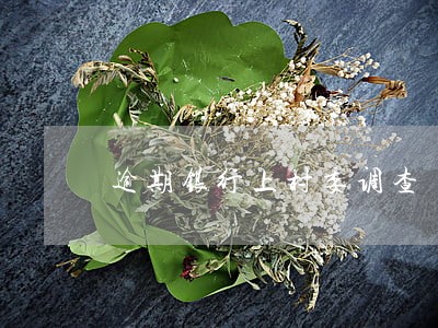 逾期银行上村委调查 逾期银行上村委调查