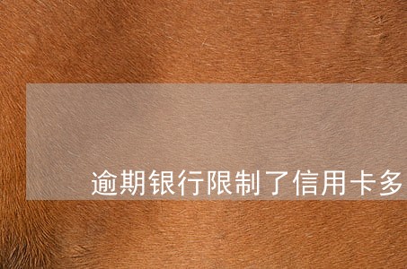 逾期银行限制了信用卡多久能恢复