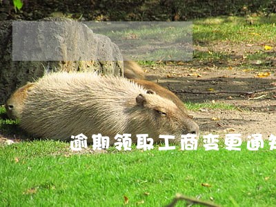 逾期领取工商变更通知书 逾期领取工商变更通知书