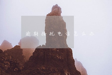 逾期骚扰电话怎么办 逾期骚扰电话怎么办
