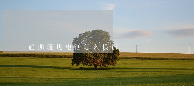 逾期骚扰电话怎么投诉 逾期骚扰电话怎么投诉