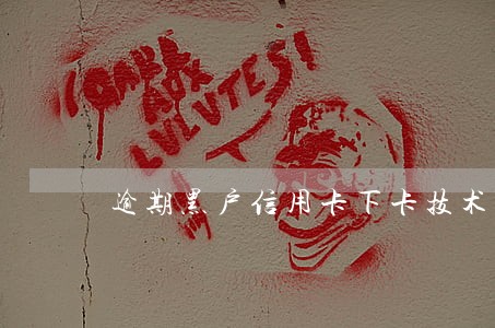 逾期黑户信用卡下卡技术