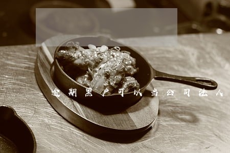 逾期黑户可以当公司法人代表吗 逾期黑户可以当公司法人代表吗