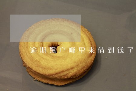 逾期黑户哪里来借到钱了 逾期黑户哪里来借到钱了