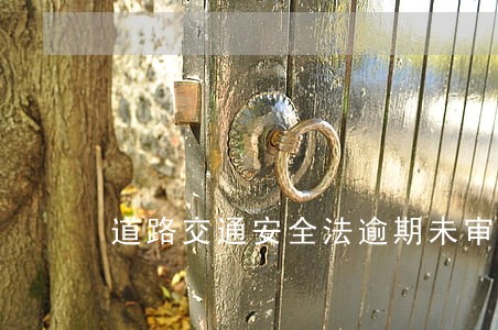 道路交通安全法逾期未审验 道路交通安全法逾期未审验